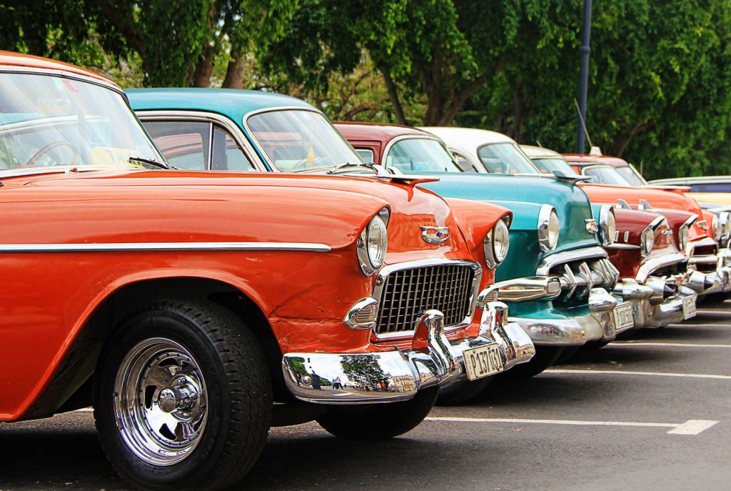Amerikai autók az 50-es évekből Kubában